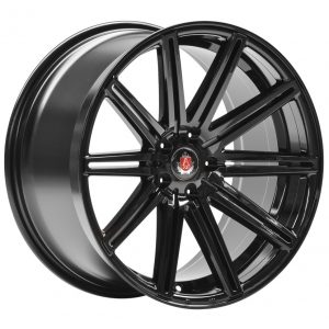 Axe EX15 Gloss Black 10 spoke alloy wheel