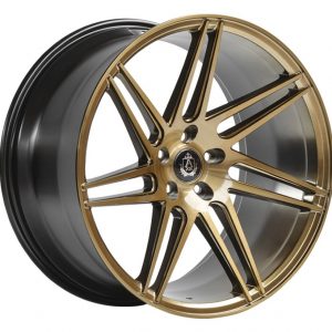Axe EX31 Brushed Bronze split 7 spoke alloy wheel