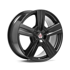 Axe EX6 Satin Black Angle 1 alloy wheel