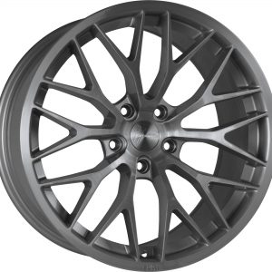 1Form Edition 1 Brushed Graphite Edition.1 EDT.1 split y spoke alloy wheel