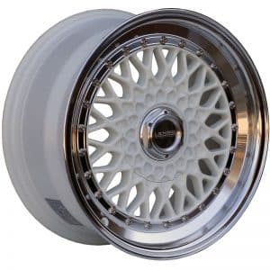Lenso BSX White classic mesh alloy wheerl