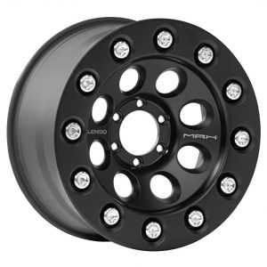 Lenso Max 3 Matt Black flat face alloy wheel