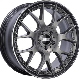 BBS CH-R II Satin Anthracite Flow Formed Split Rim Y spoke alloy wheel
