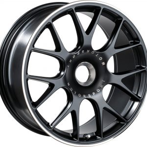 BBS CH-R Satin Black Centre Lock Y spoke alloy wheel