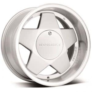 BORBET A Flat Cap flat face 5 spoke alloy wheel