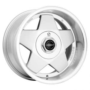 BORBET A Hex Cap Flat Face 5 spoke alloy wheel