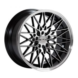 Lenso ESG Black Polished Face multi spoke alloy wheel