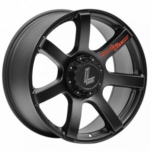 Lenso RCC Matt Black 7 spoke alloy wheel