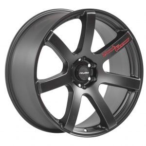Lenso RTC Matt Black 7 spoke alloy wheel