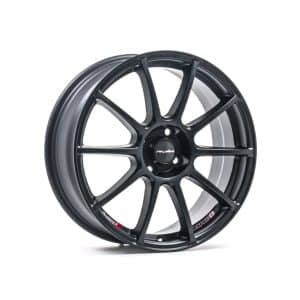 Lenso Spec B Matt Black angle 1 alloy wheel