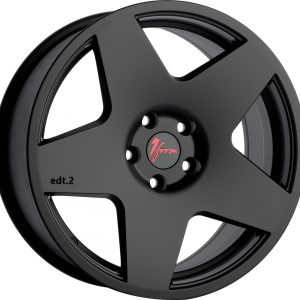 1Form Edition 2 Matt Black Red Logo Cap EDT.2