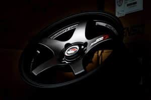 Lenso D1R Matt Black Show image alloy wheel