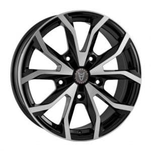 Wolfrace Assassin TRS Gloss Black Polished alloy wheel