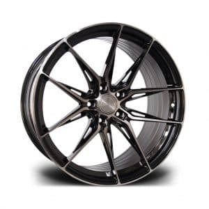 Riviera RF107 Black Polished Dark Tint Angle 1024