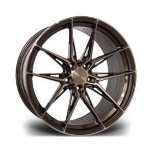Riviera RF107 Bronze Double Dark Tint Angle 1024 alloy wheel