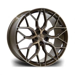 Riviera RF108 Bronze Double Dark Tint Angle 1024 alloy wheel