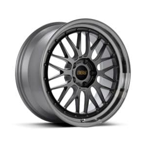 BBS Le-Mans LM Diamond Hyper Black Forged Split Rim Polished Rim alloy wheel