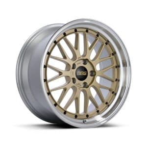 BBS Le-Mans LM Gold Forged Split Rim Polished Rim alloy wheel