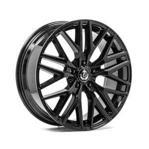 Axe EX30T Gloss Black Angle 1 alloy wheel