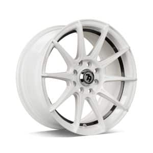 79Wheels SCF-F White Black Barrel alloy wheel