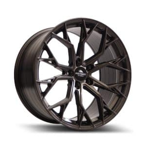 Forzza Titan Dark Graphite Angle alloy wheel