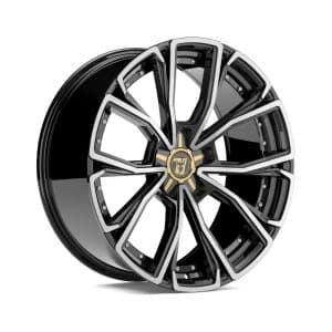 Wolfrace 71 Matrix Matrix Gloss Raven Black Polished alloy wheel